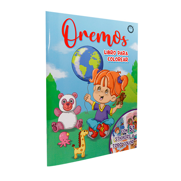 Libro Infantil Oremos Para Colorear Oraciones Para Niños [TLA490P]  