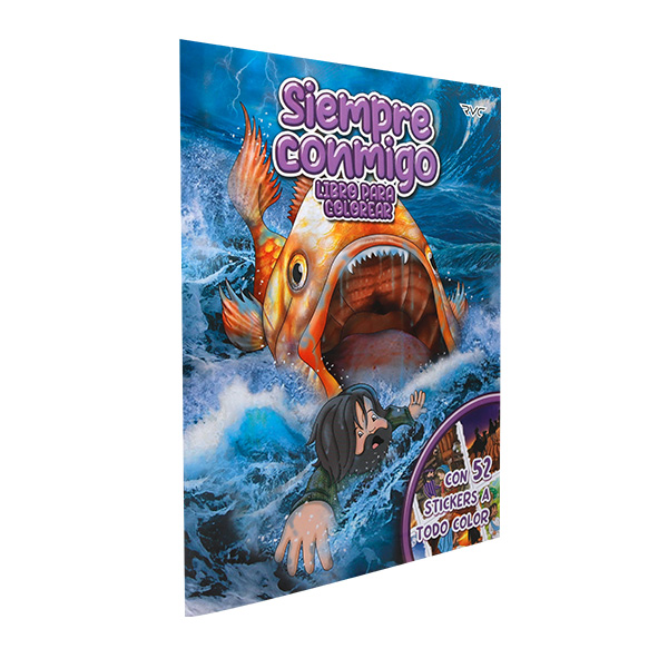 Libro Infantil Siempre Conmigo Para Colorear [RVC490P] 
