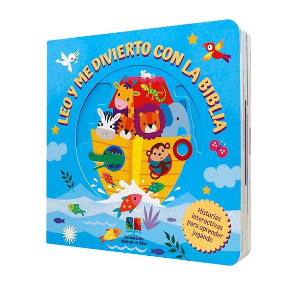 Libro Infantil Leo y Me Divierto Con La Biblia Edad 0 a 3 Tapa Dura [TLA453P] 