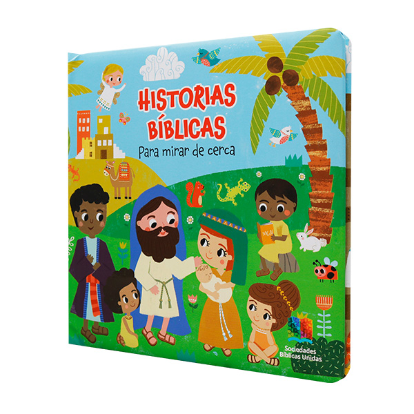 Libro Infantil Historias Bíblicas Para Mirar de Cerca Edad 4 a 6 Tapa Dura [TLA46+3aP] 