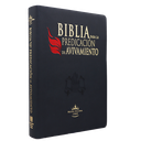 Biblia de Estudio Para la Predicación de Avivamiento Reina Valera 1960 Grande Letra Grande Azul [RVR086cLGEE-PEN] 