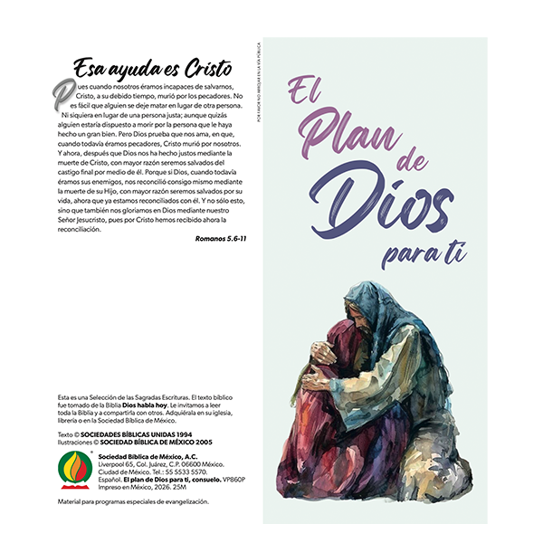 Paquete de Folletos El Plan de Dios Para Ti Dios Habla Hoy - Consuelo (100 Piezas) 