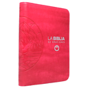Biblia Oraciones Traducción Lenguaje Actual Mediana Letra Grande Imitación Piel Fucsia Cierre PJR [TLA066ZLGPJR]  