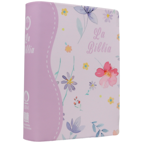 Biblia Traducción Lenguaje Actual Chica Letra Grande 8 pts Vinil Canto Morado TLA042LG Flourish 