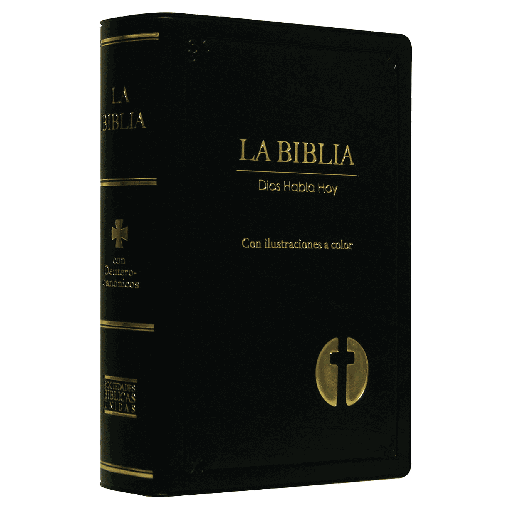 [9788941294689] Biblia con Ilustraciones a Color Dios Habla Hoy Letra Grande Color Negro [DHH052DP]