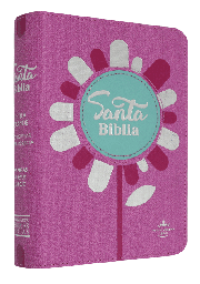 [9788941296669] Biblia Reina Valera 1960 Chica Letra Mediana Imitación Piel Rosa Flor [RVR045CLGPJR]