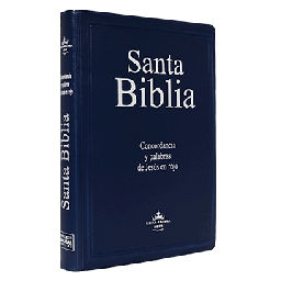 [7898521816810] Biblia Reina Valera 1960 Grande Letra Gigante Vinil Azul [RVR082cLGIPJR]