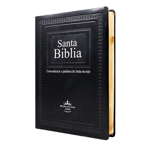 [7898521817916] Biblia Reina Valera 1960 Grande Letra Gigante Imitación Piel Negro Lujo [RVR086CLGIPJR]