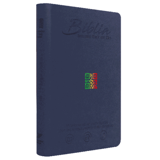 [9789587453812] Biblia Encuentro con Dios Reina Valera Contemporánea Mediana Letra Chica Imitación Piel Azul Oscuro [RVC065]