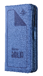 [9789587455854] Biblia Reina Valera 1960 Tamaño Agenda Letra Chica Imitación Piel Azul Oscuro QR [RVR035cZTIPJR]