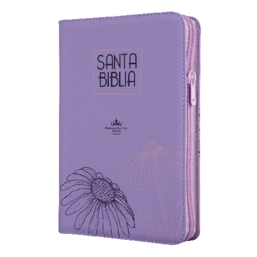 [9789587456301] Biblia Reina Valera 1960 Mediana Letra Grande Imitación Piel Lila Código QR [RVR065cZLM]