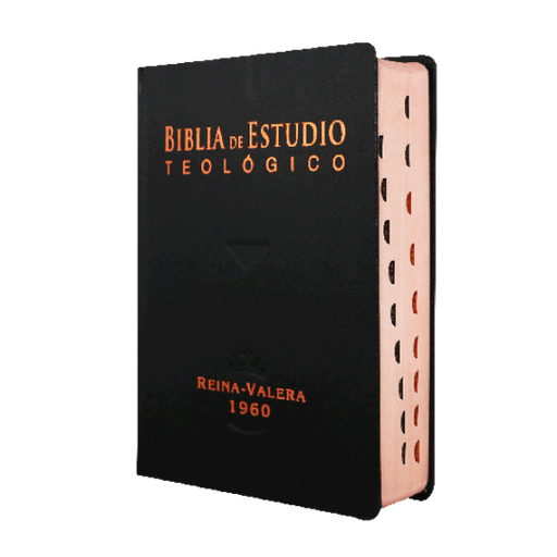 [7899938417874] Biblia de Estudio Teológico Reina Valera 1960 Grande Letra Mediana Tapa Dura Color Negro [RVR083cLGEETI-BET]