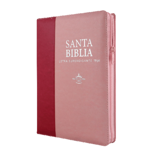[7899938414439] Biblia Reina Valera 1960 Grande Letra Super Gigante Imitación Piel Rosa/Fucsia [RVR086cLSGiTIPJR]