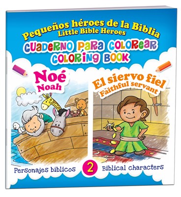 [9781648490583] Libro Pequeños Héroes Para Colorear Noé y el Siervo Fiel