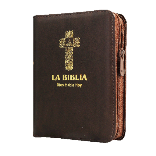 [9789587451887] Biblia Dios Habla Hoy Bolsillo Letra Chica Imitación Piel Café [DHH025KZ]