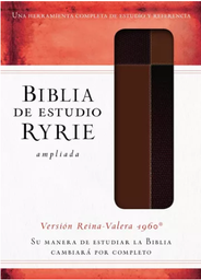 [9780825457920] Biblia de Estudio Ryrie Ampliada Reina Valera 1960 Duotono-Marrón