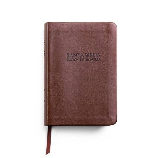 [9780789926012] Biblia de Promesas Reina Valera 1960 Letra Grande Piel Especial Color Café