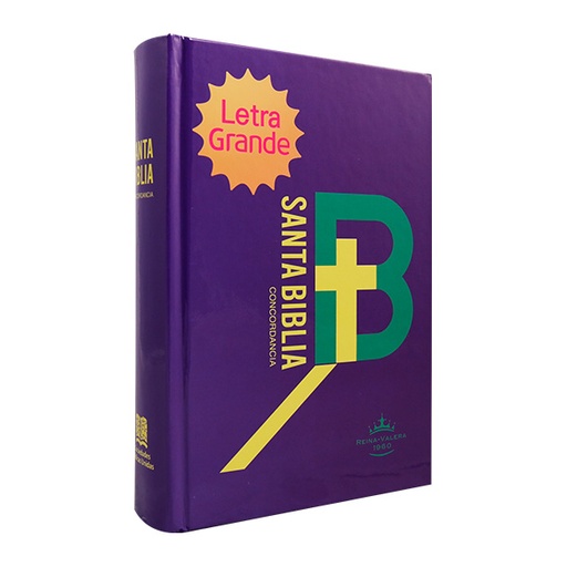 [9788941261759] Biblia Reina Valera 1960 Chica Letra Mediana DR Tapa Dura Purpura [RVR043cLG]
