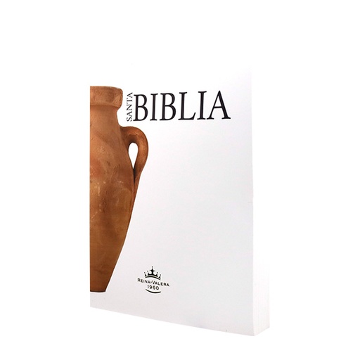 [9781598778090] Biblia Reina Valera 1960 Mediana Letra Grande Rústica Blanca Cántaro [RVR060cLM]