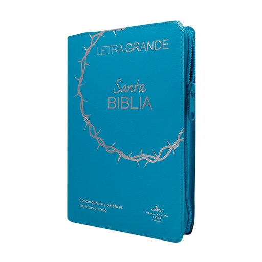 [7899938426234] Biblia Reina Valera 1960 Mediana Letra Grande Covertex Turquesa [RVR.65cLGPJRTIZ-GPR]