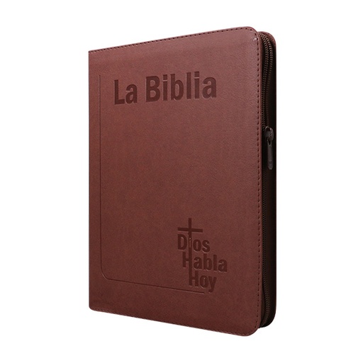 [9789587458961] Biblia Dios Habla Hoy Grande Letra Gigante Imitación Piel Café Código QR [DHH085DKZLGi] 