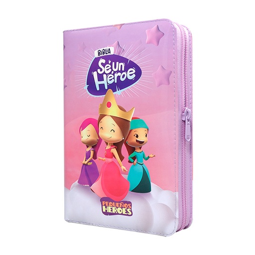 [9789587458992] Biblia Infantil Sé Un Héroe Traducción Lenguaje Actual Mediana Letra Grande Vinil Rosa [TLA062LGPZaPJR] 