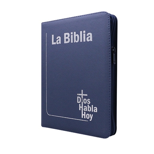 [9789587459760] Biblia Dios Habla Hoy Grande Letra Gigante Imitación Piel Azul QR [DHH085DKZLGia] 