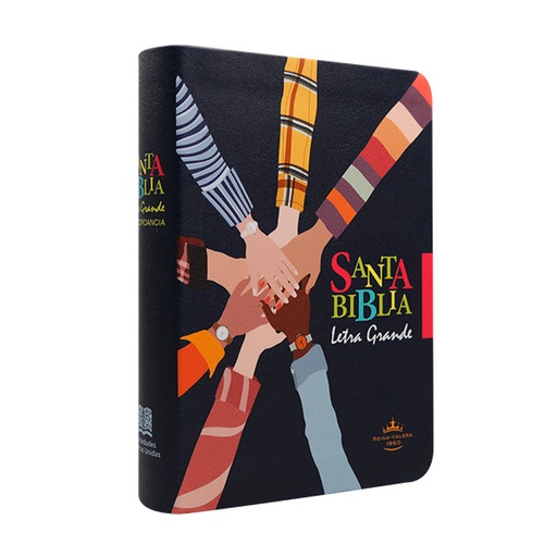 [9788941262008] Biblia Reina Valera 1960 Chica Letra Grande Imitación Piel Negra Manos [RVR045cLG UT] 