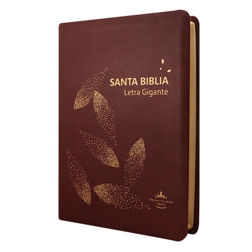 [9788941262374] Biblia Reina Valera 1960 Grande Letra Gigante Imitación Piel Vino Hojas [RVR085cLGIPJR AZ] 