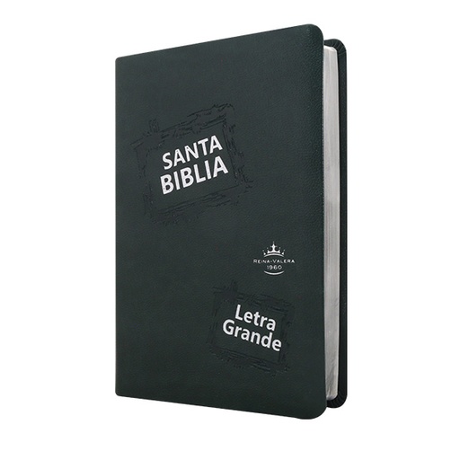 [9788941262381] Biblia Reina Valera 1960 Mediana Letra Grande Imitación Piel Verde Oscuro [RVR065CLG CL] 