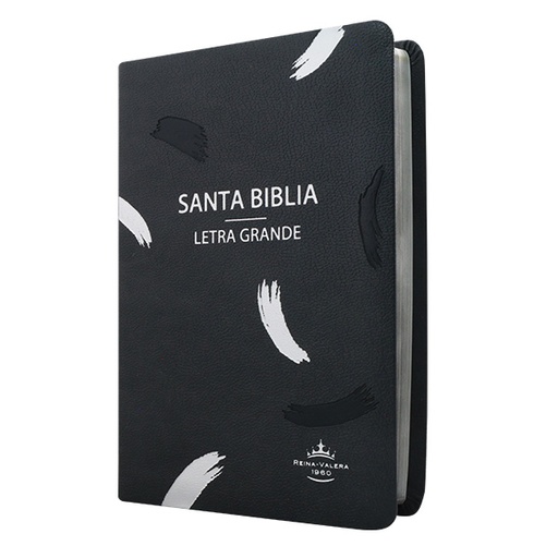[9788941262442] Biblia Reina Valera 1960 Mediana Letra Grande Imitación Piel Gris [RVR065CLG WS] 
