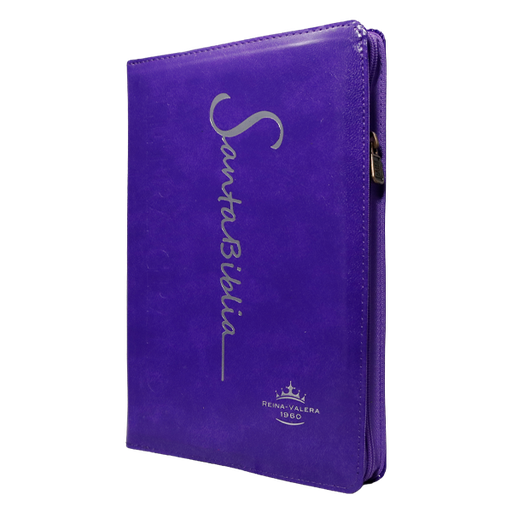 [9788941262695] Biblia Reina Valera 1960 Mediana Letra Grande Imitación Piel Morado [RVR065cZLG PE] 