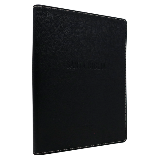 [7899938428634] Biblia Reina Valera 1960 Grande Letra Mediana Piel Slim con margen Negro [RVR.89cFBPJR]  