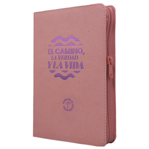 [9789587459579] Biblia El Camino La Verdad y La Vida Traducción Lenguaje Actual Mediana Letra Grande Imitación Piel Rosa Código QR [TLA066LGZPJR] 