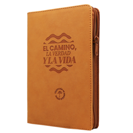 [9789587458916] Biblia El Camino La Verdad y La Vida Traducción Lenguaje Actual Mediana Letra Grande Imitación Piel Miel Código QR [TLA066ZLGPPJR] 