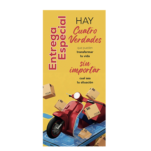 [7509687117301] Paquete de Folletos Bíblico Entrega Especial Dios Habla Hoy - paquetería (100 Piezas) 