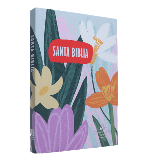 [9788941263494] Biblia Reina Valera 1960 Chica Letra Chica Rústica Flores Colores RVR040e DF 