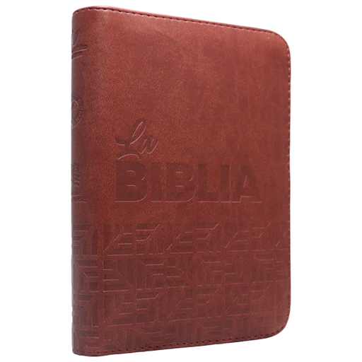 [9786287835757] Biblia Traducción Lenguaje Actual Chica Letra Chica Imitación Piel Café Cierre [TLA.46ZLM] 